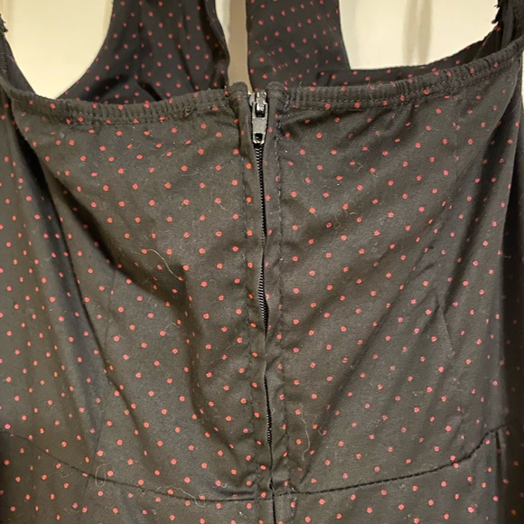 Morbid threads 90’s red and black polka dot dress - Picture 4 of 6